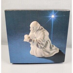 Vintage 1982 Avon Nativity Collectibles The Magi Melchior Porcleain Figurine